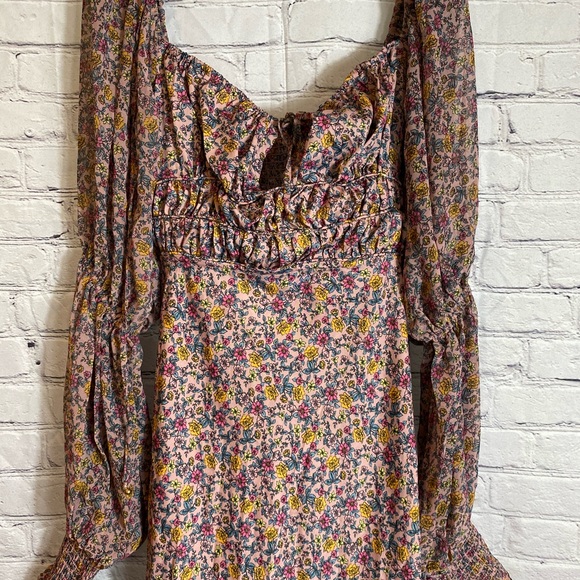 New Free People Aglow Midi Dress $168